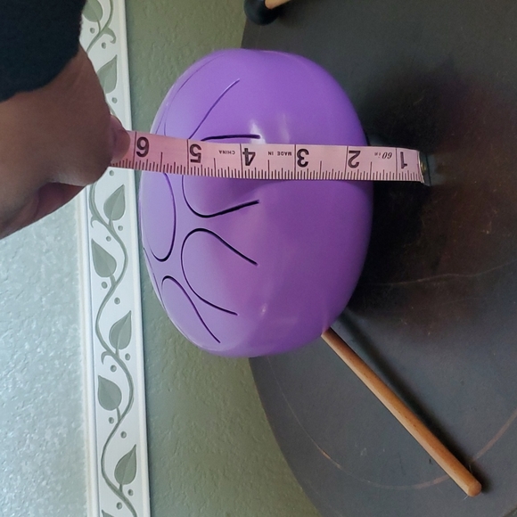 🎉Host Pick🎉🎉 NEW Purple Tongue Drum with 2 mallets New purchase w/o tags - Picture 6 of 7